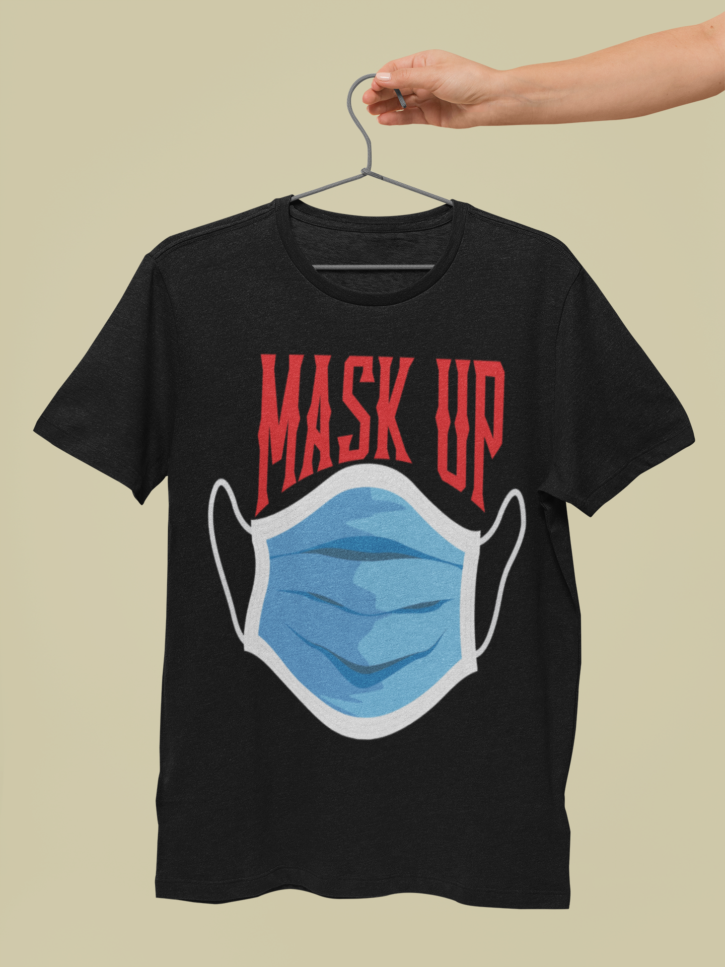 Mask Up Short-Sleeve Unisex T-Shirt || MRNGN CLOTHING