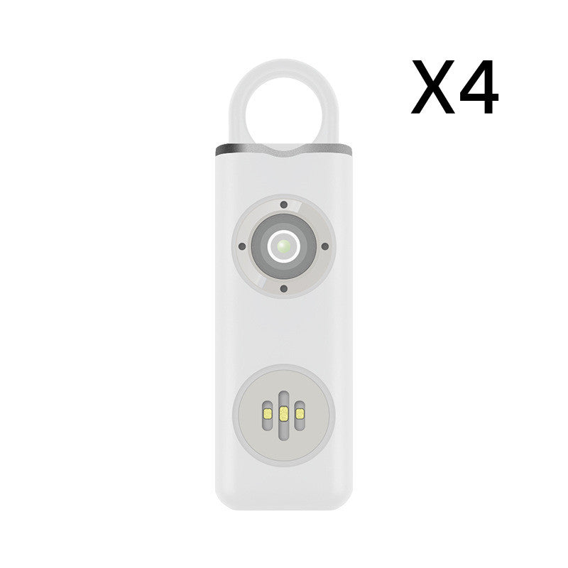 Self Defense Siren Safety Alarm For Women Keychain With SOS LED Light Personal Self Alarm Personal Security Keychain Alarm